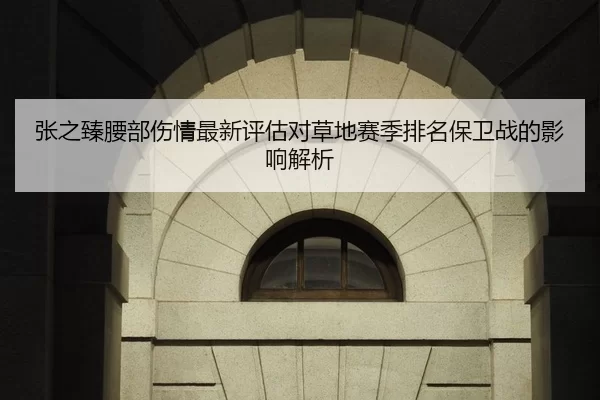 张之臻腰部伤情最新评估对草地赛季排名保卫战的影响解析