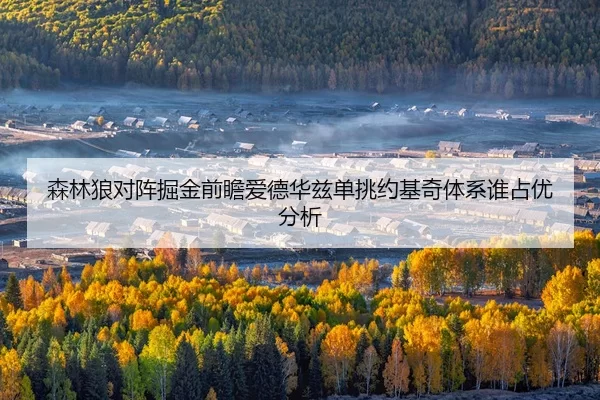 森林狼对阵掘金前瞻爱德华兹单挑约基奇体系谁占优分析